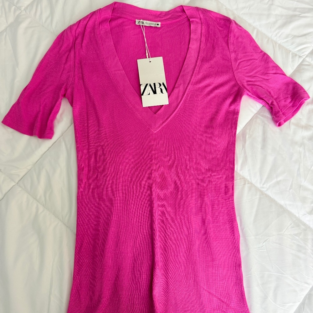 Zara Pink Top